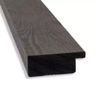 Miroir de porte étroit rustique gris à planches non biseautées de 18 po x 52 po - Amanti Art