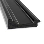 Miroir de porte pleine longueur sans biseau 20"x54" Ridge Black - Amanti Art : à suspendre sur la porte, aucun assemblage requis