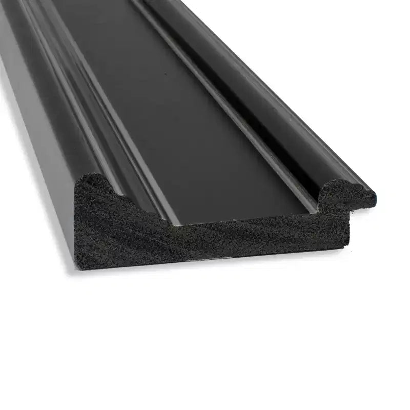 Miroir de porte pleine longueur sans biseau 20"x54" Ridge Black - Amanti Art : à suspendre sur la porte, aucun assemblage requis