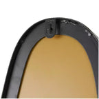 Miroir mural ondulé abstrait mince en métal noir de 59 po x 12 po – Olivia & May : Style contemporain, aucun assemblage requis, quincaillerie incluse