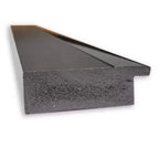 Miroir mural de salle de bain noir tuxedo sans biseau 41" x 29" - Amanti Art : Rectangulaire moderne, cadre en polystyrène, à fixer au mur