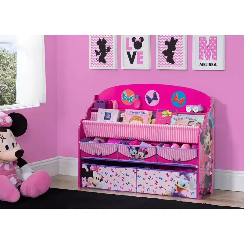Organisateur de jouets de luxe pour enfants Disney Minnie Mouse – Delta Children