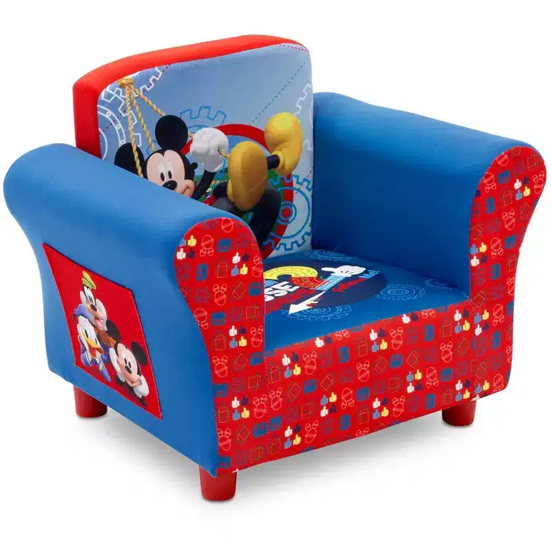 Fauteuil rembourré pour enfants Delta Children - Mickey Mouse