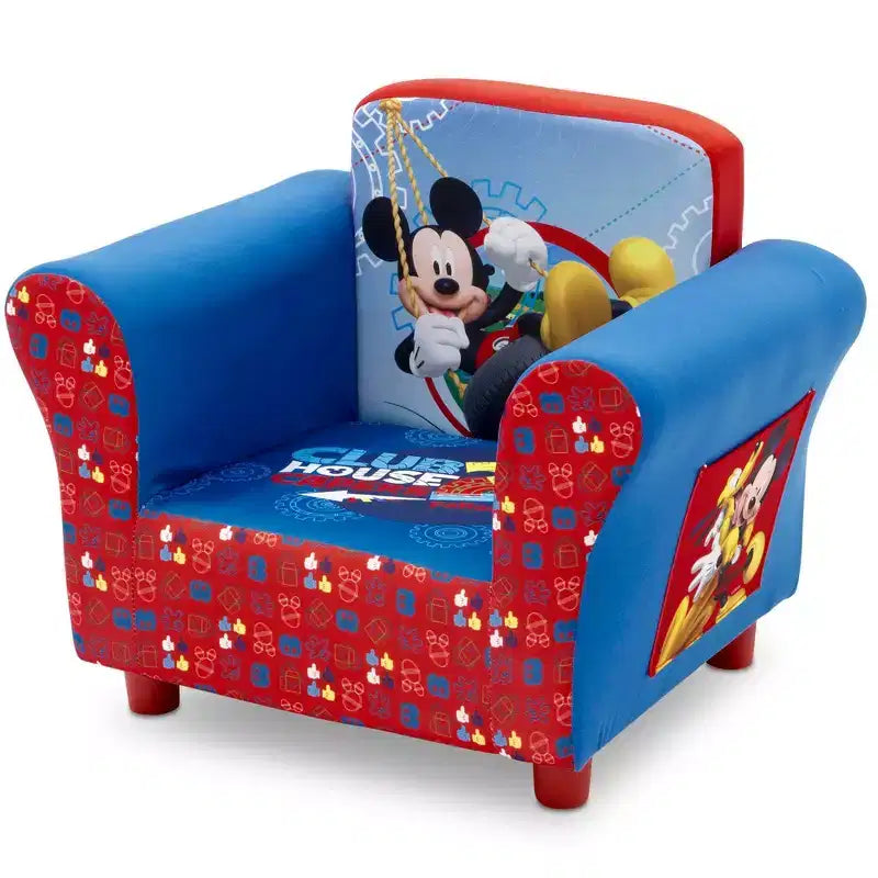 Fauteuil rembourré pour enfants Delta Children - Mickey Mouse