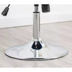 Fauteuil pivotant Roundhill Furniture Noas en velours capitonné, Jaune