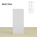 Organisateur de vêtements Famapy multi-rangements avec miroir et tringles de suspension