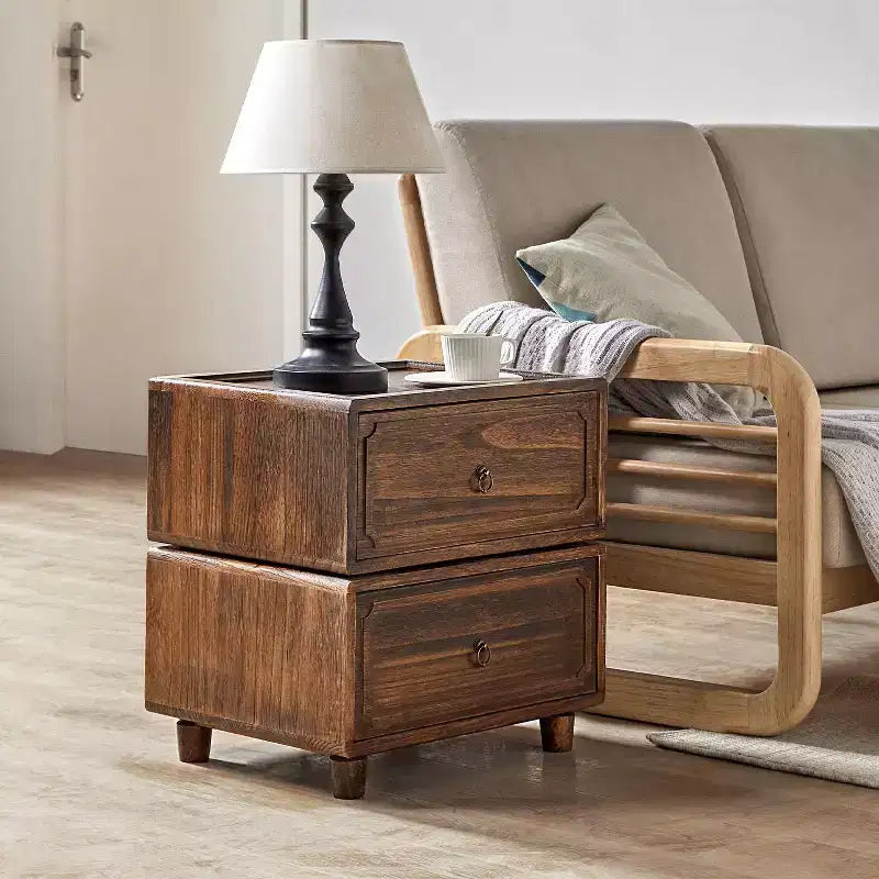 Oddone 2 - Table de chevet à tiroir au design modulaire | ART OF LIVING DESIGNS