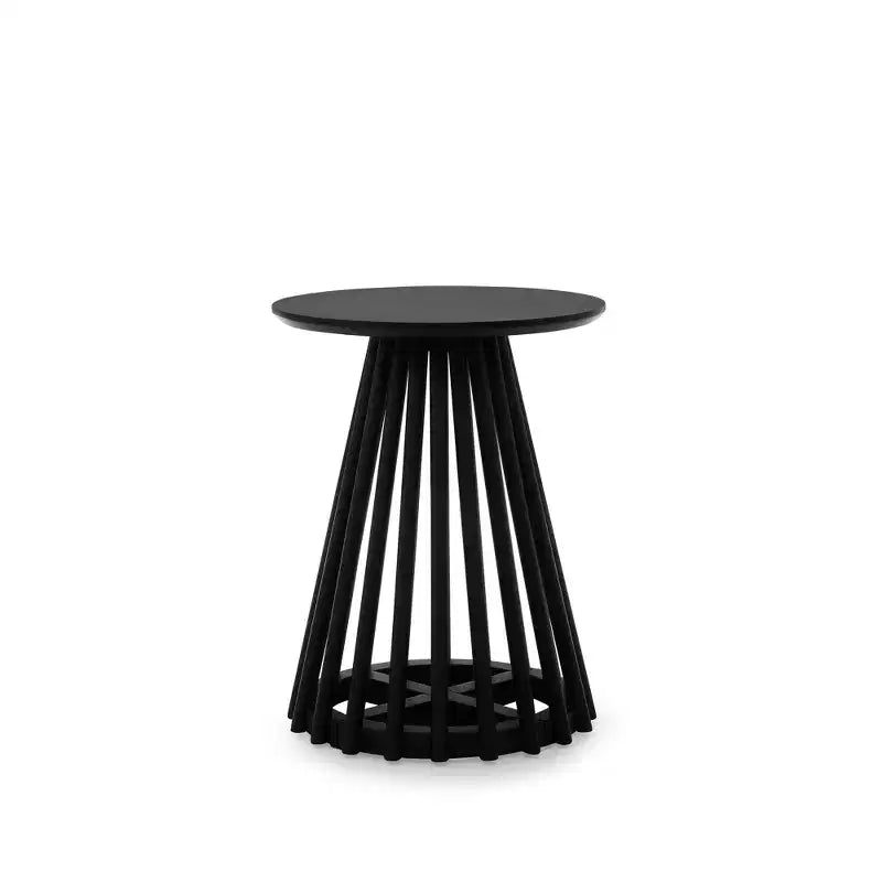 Table basse ronde en bois AndMakers de 40 cm