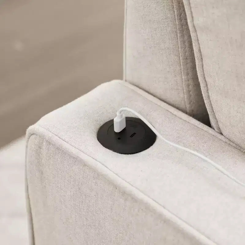 Canapé convertible en forme de L HYLEORY avec lit gigogne, canapé-lit avec méridienne réversible pour salon, appartement,, chambre, bureau