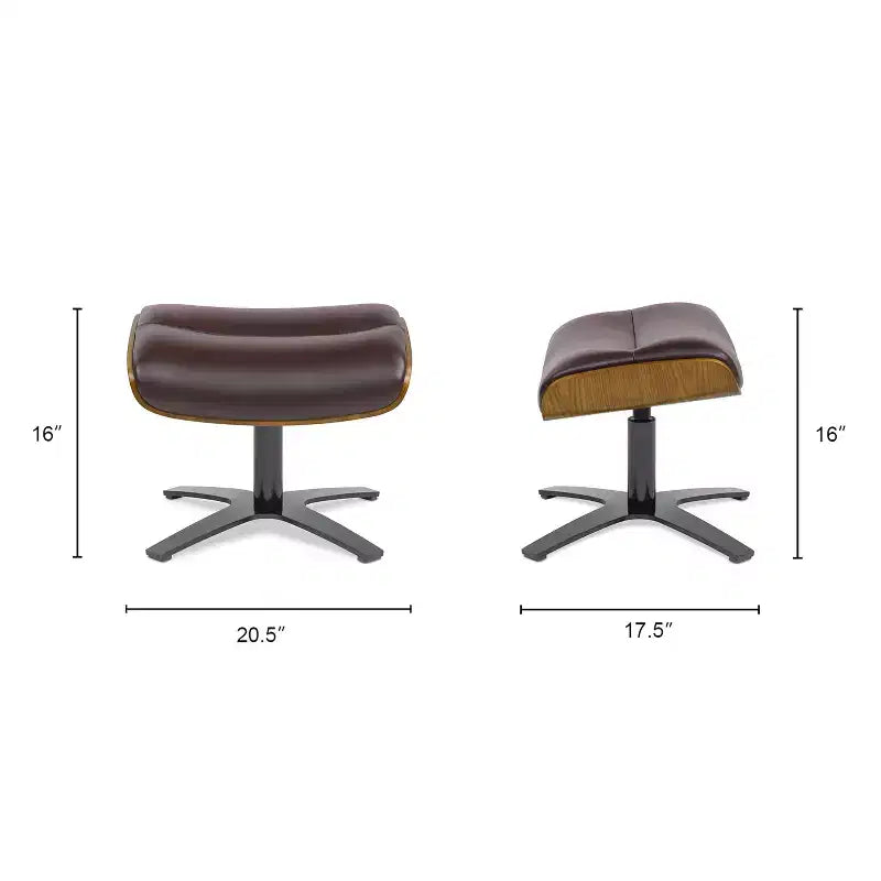 Jennifer Taylor Home, Cuir Chocolat Baja