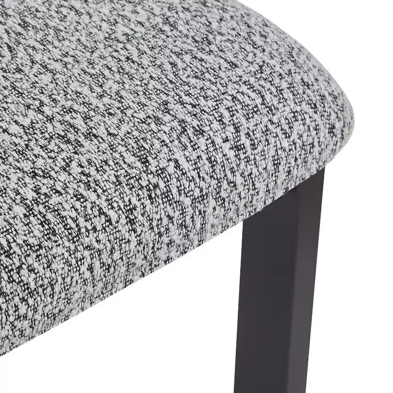 Chaises de salle à manger rembourrées Christopher Knight Home Astura à cadre en fer (lot de 2)