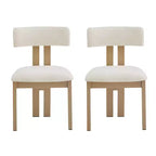 Chaises de salle à manger rembourrées Christopher Knight Home Astura à cadre en fer (lot de 2)