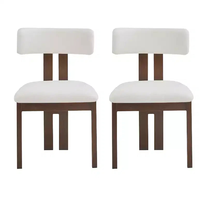 Chaises de salle à manger rembourrées Christopher Knight Home Astura à cadre en fer (lot de 2)