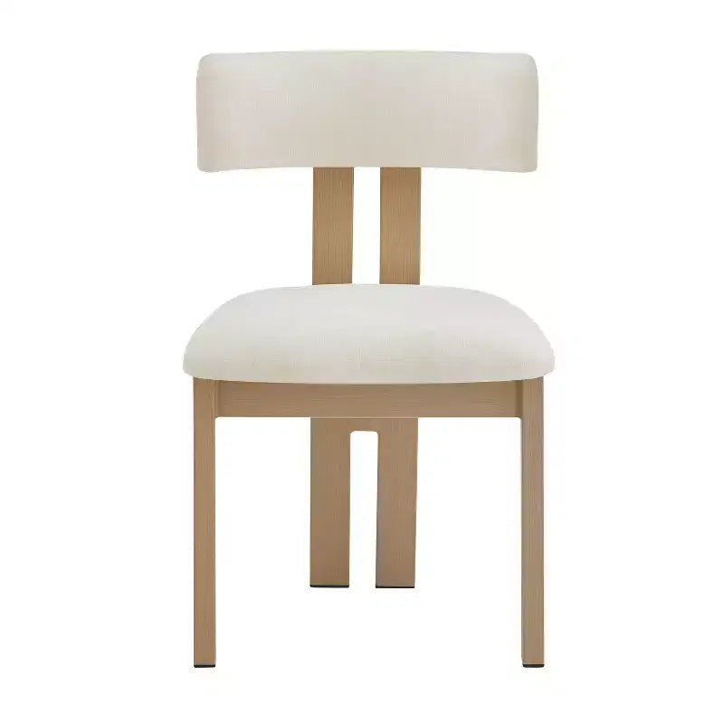 Chaises de salle à manger rembourrées Christopher Knight Home Astura à cadre en fer (lot de 2)