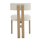 Chaises de salle à manger rembourrées Christopher Knight Home Astura à cadre en fer (lot de 2)