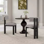 Chaises de salle à manger rembourrées Christopher Knight Home Astura à cadre en fer (lot de 2)