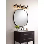 Miroir mural Uttermost Webster 34, cadre noir