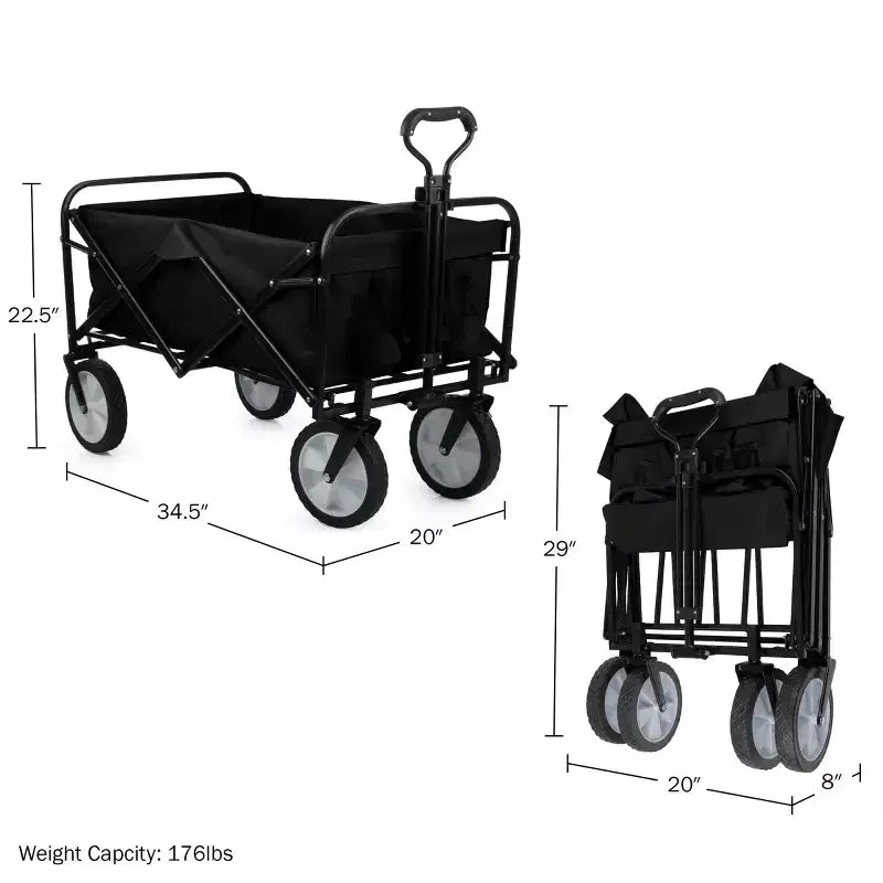 Chariot pliable Pure Garden