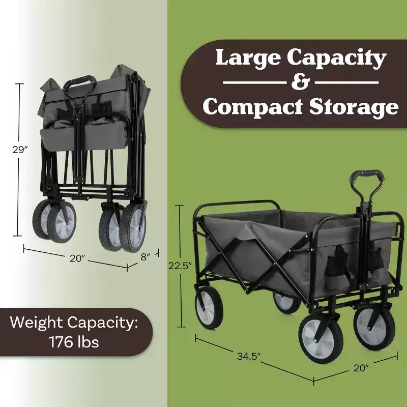 Chariot pliable Pure Garden