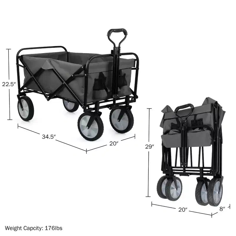 Chariot pliable Pure Garden