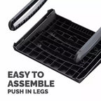 Repose-pieds ergonomique Fellowes Bretya, 100016562, Noir