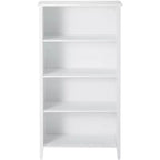 Bibliothèque en bois blanc à 4 étagères Kings Brand Furniture