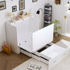 Poulie mobile inférieure pour lit escamotable Famapy White avec douille robuste et durable