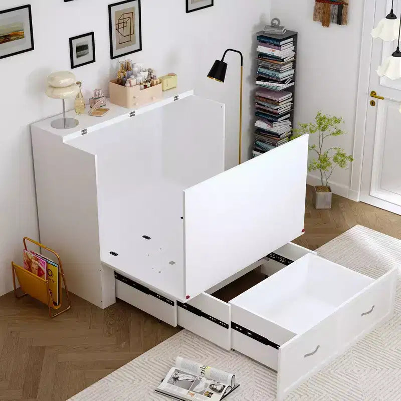 Poulie mobile inférieure pour lit escamotable Famapy White avec douille robuste et durable