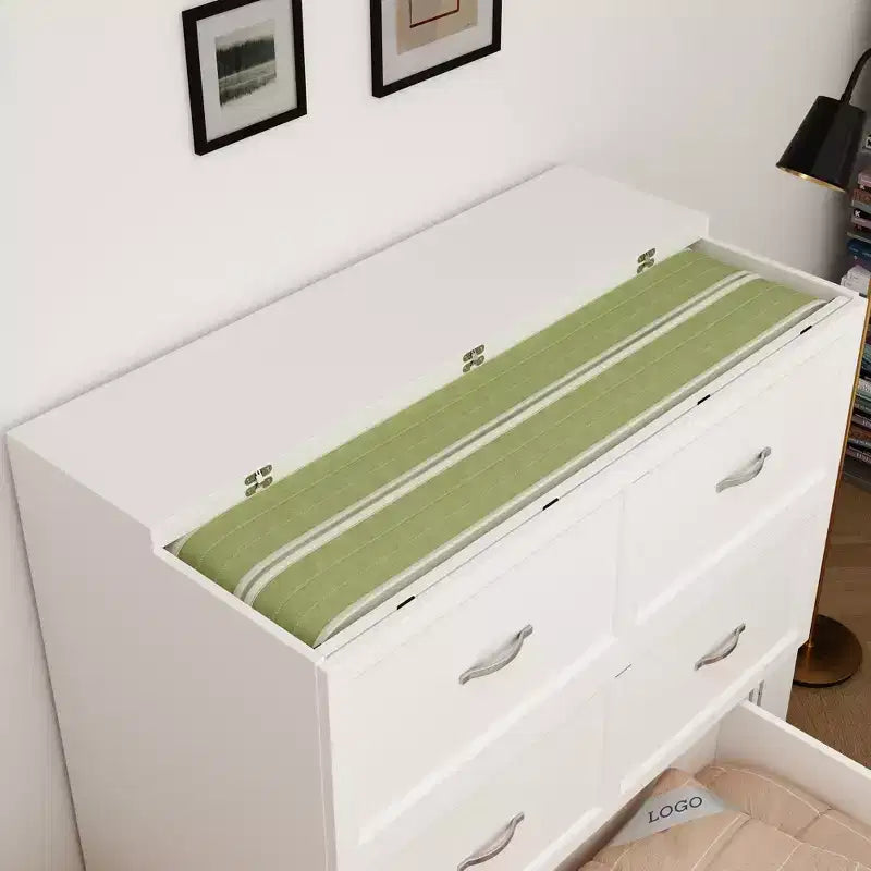 Poulie mobile inférieure pour lit escamotable Famapy White avec douille robuste et durable
