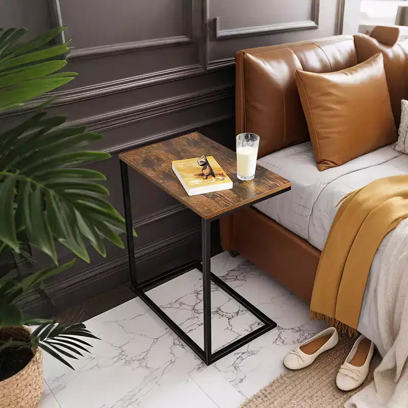 Table d'appoint Petite table d'appoint Table de chevet Table d'appoint pour canapé Mesitas Para Sala Table d'appoint en forme de C