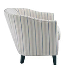 Fauteuil Club Rembourré Contemporain GDFStudio Hawthorne avec Clous Décoratifs