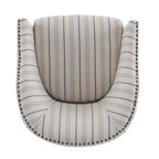 Fauteuil Club Rembourré Contemporain GDFStudio Hawthorne avec Clous Décoratifs