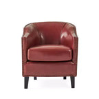 Fauteuil Club Rembourré Contemporain GDFStudio Hawthorne avec Clous Décoratifs