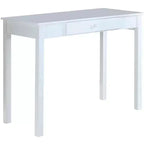 Kings Brand Furniture Bureau pour ordinateur portable/écriture Duluth (blanc)