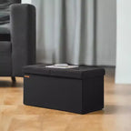 Banc de rangement ottoman de 30 pouces, Ottoman avec rangement, Banc ottoman, Supporte jusqu'à 300 kg pour le salon
