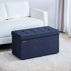 Banc de rangement ottoman de 30 pouces, Ottoman avec rangement, Banc ottoman, Supporte jusqu'à 300 kg pour le salon