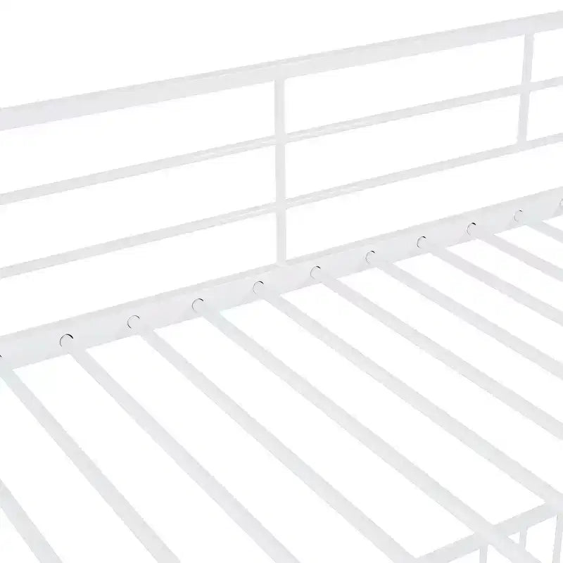 Lit superposé en métal au design élégant Whisen avec toboggan et barrières de sécurité