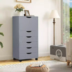 Meuble de rangement à 6 tiroirs pour loisirs créatifs et bureau Home Imports Emporium, organiseur roulant pour dossiers, fournitures d'art et organisation des petits espaces