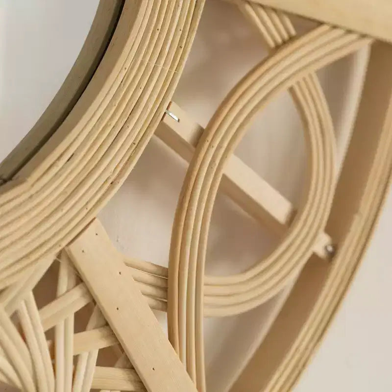 Miroir Mural Rond Suspendu Décoratif Moderne Design Élégant et Contemporain