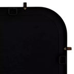 Miroir mural Uttermost Radius 24 x 38 noir à bords arrondis