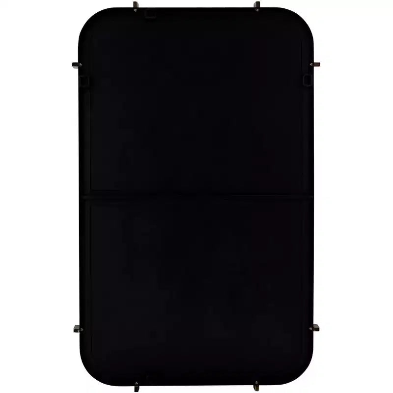 Miroir mural Uttermost Radius 24 x 38 noir à bords arrondis