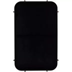 Miroir mural Uttermost Radius 24 x 38 noir à bords arrondis