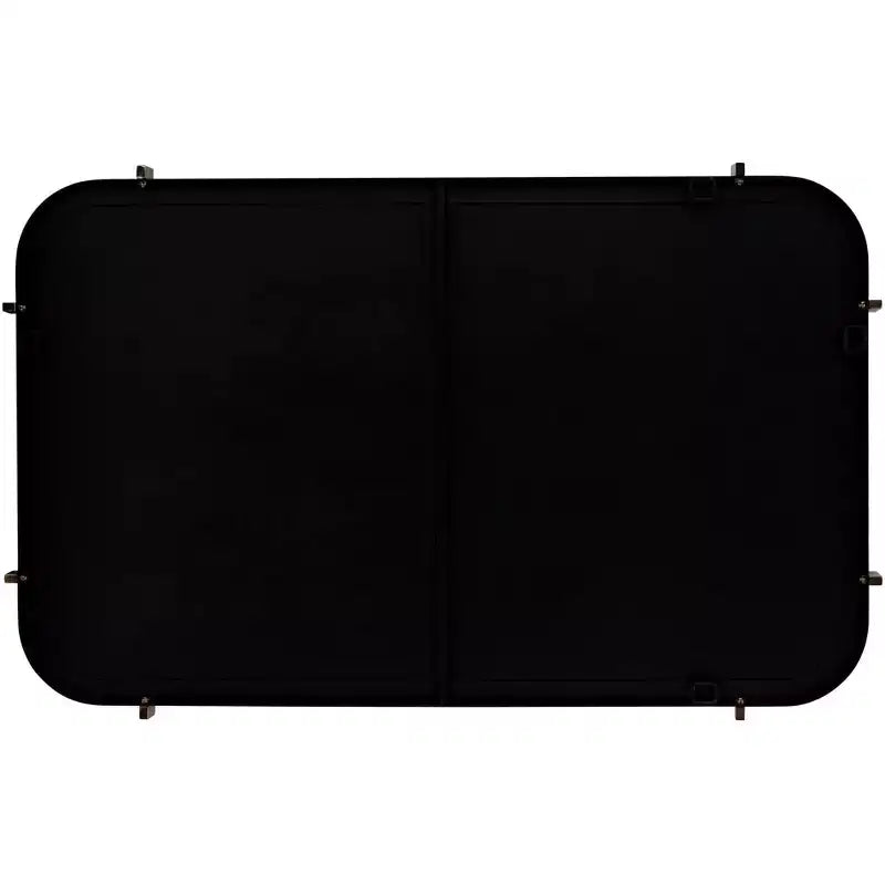 Miroir mural Uttermost Radius 24 x 38 noir à bords arrondis