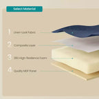 Banc de rangement ottoman, 38 x 109 x 38 cm, banc de bout de lit, coffre de rangement, pour salon, chambre, entrée