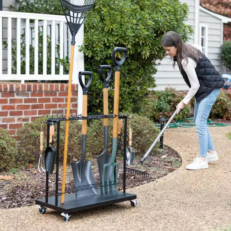 StoreYourBoard Shovel Shuttle | Organisateur d'outils à roulettes