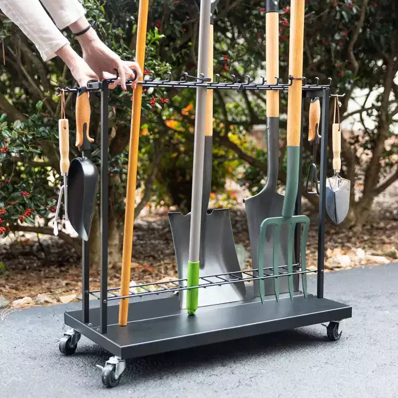 StoreYourBoard Shovel Shuttle | Organisateur d'outils à roulettes
