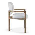 Christopher Knight Home Edge Chaises de salle à manger modernes en bois d'hévéa rembourrées (lot de 2)
