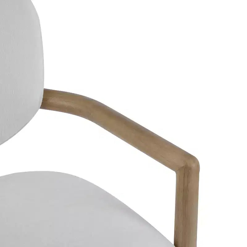 Christopher Knight Home Edge Chaises de salle à manger modernes en bois d'hévéa rembourrées (lot de 2)