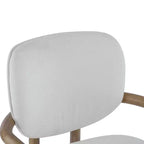 Christopher Knight Home Edge Chaises de salle à manger modernes en bois d'hévéa rembourrées (lot de 2)