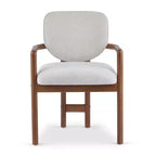 Christopher Knight Home Edge Chaises de salle à manger modernes en bois d'hévéa rembourrées (lot de 2)
